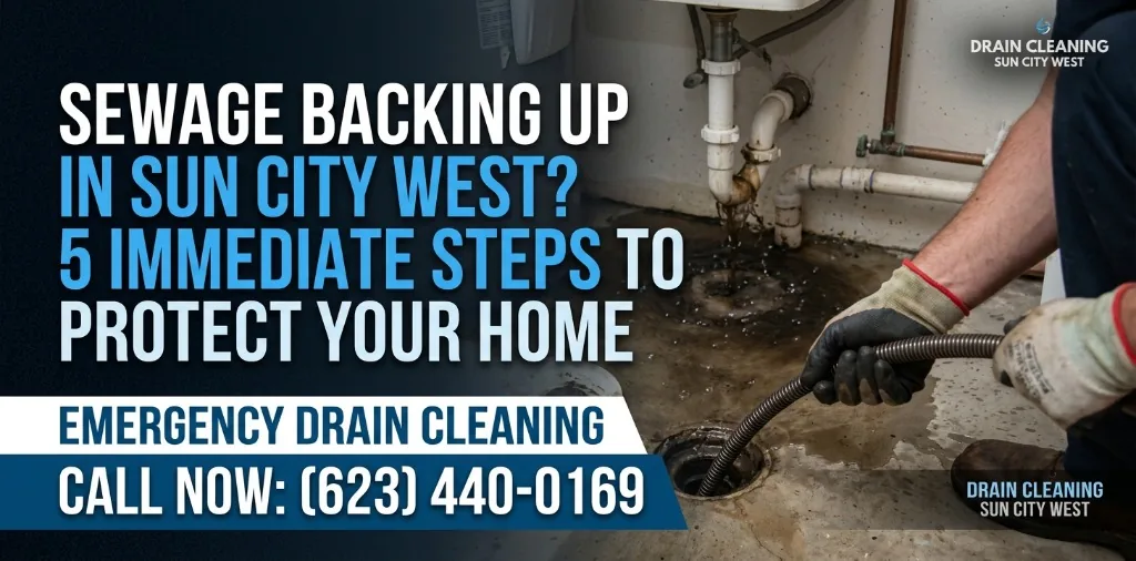 Sewage Backing Up in Sun City West? 5 Immediate Steps to Protect Your Home