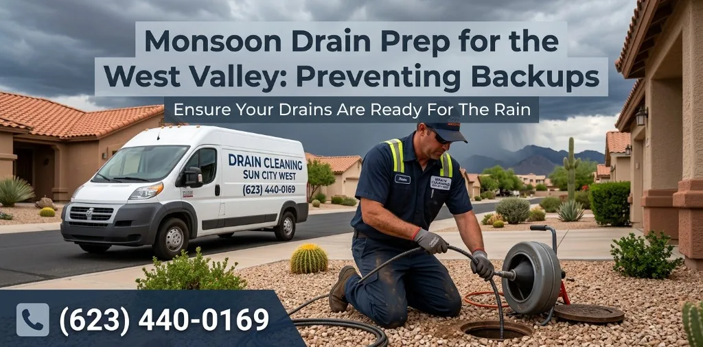 Monsoon Drain Prep for the West Valley: Preventing Backups