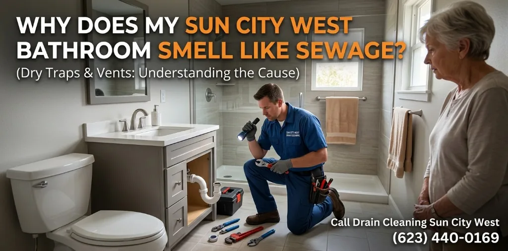 Why Does My Sun City West Bathroom Smell Like Sewage? (Dry Traps & Vents)